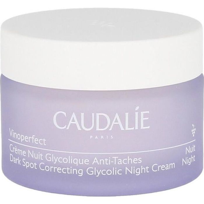 Crème de Nuit Glycolique - Caudalie - Vinoperfect - 50ml - Non gras - Tous types de peau