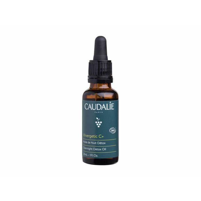 30ml Caudalie Vinergetic C+ Overnight Detox Oil, Sérum Pour Le Visage
