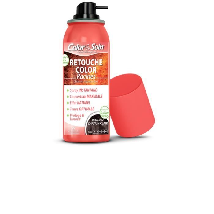 Les 3 Chênes Color & Soin Retouche Color Spray 75ml Noir