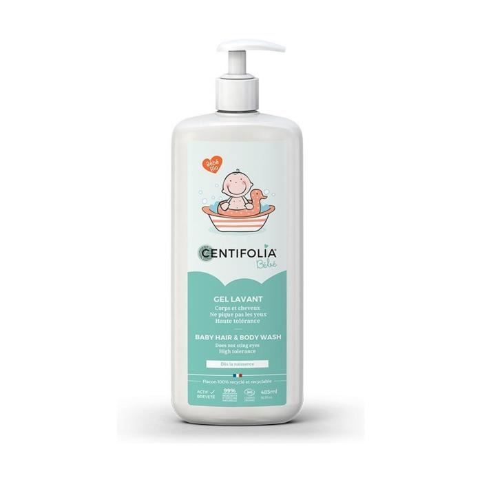 Gel Lavant Bébé - Centifolia - 485ml - Bio - Doux - Hydratant