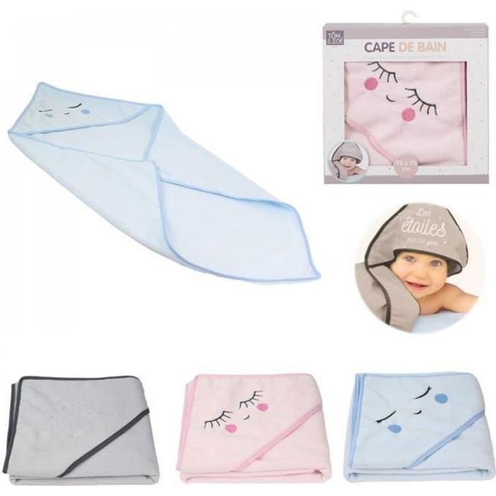 Cape de bain en microfibre super absorbante - G…