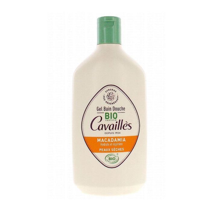 Gel Bain Douche - Rogé Cavaillès - Macadamia Bio - 400ml - Surgras - Sans Parabène