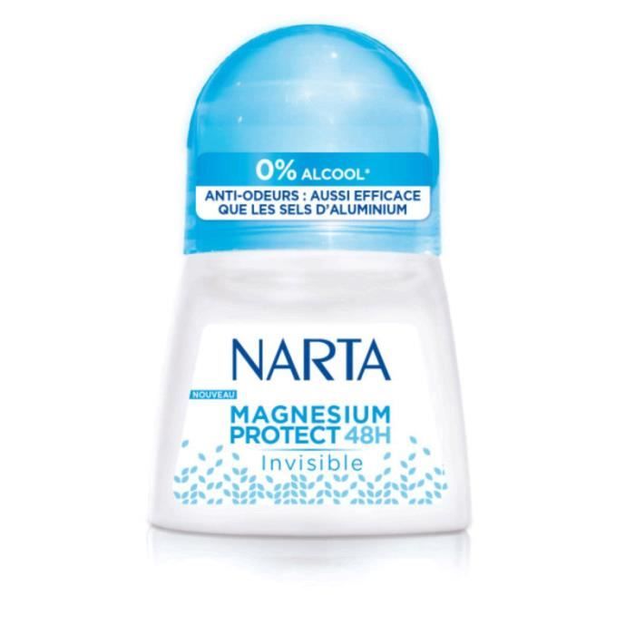 Narta Magnésium Protect 48h Déodorant Invisible Bille Femme 50ml