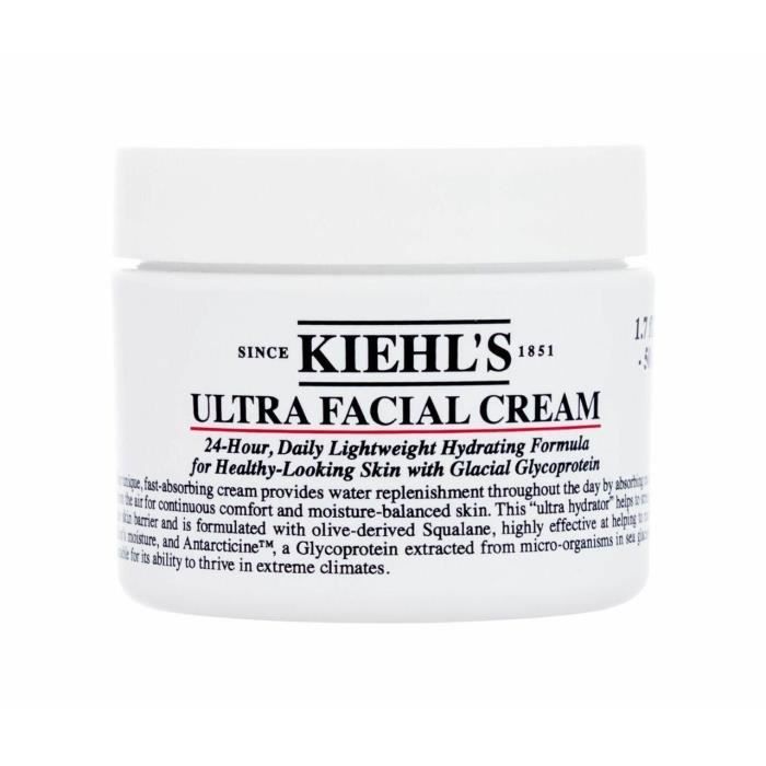 Crème Hydratante - Kiehl's - Ultra Facial Cream - 50ml - Tous types de peau - Texture Crème