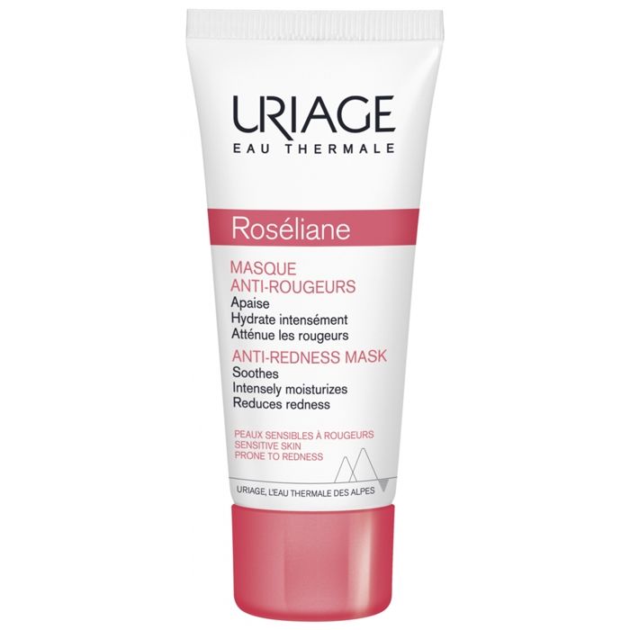 Masque Anti-Rougeurs - Uriage - Roséliane - 40ml - Apaisant - Hypoallergénique - Non comédogène