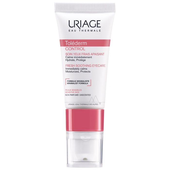 Soin yeux frais apaisant - Uriage - Toléderm Control - 15ml - Hypoallergénique - Peaux sensibles