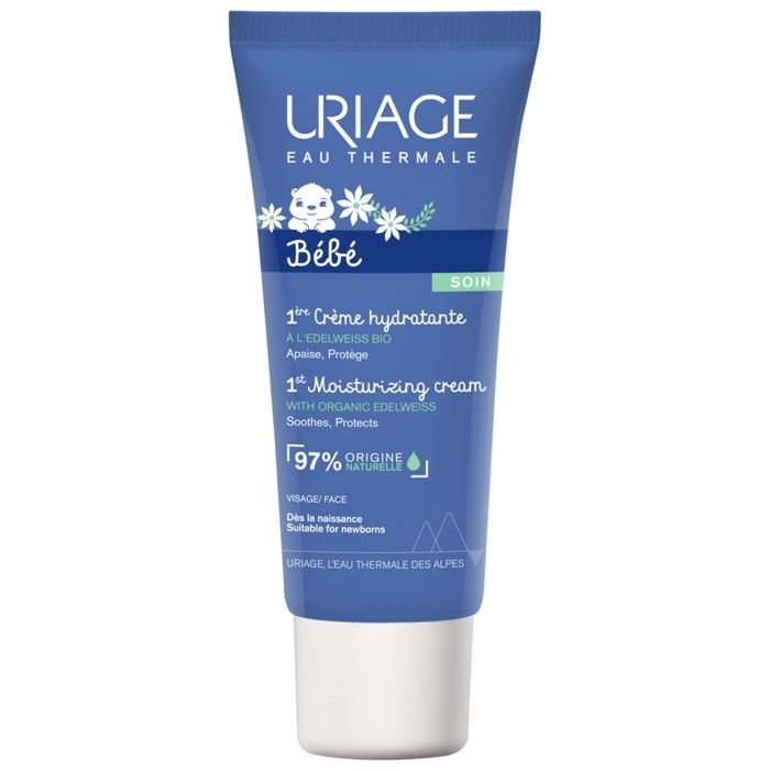 Crème hydratante - URIAGE - Bébé 1ère Crème - 40 ml - Hypoallergénique - Peaux sensibles