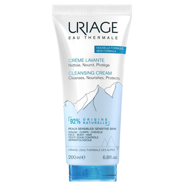 Crème nettoyante - Uriage - 200ml - Sans parabène - Tube - Nourrissante