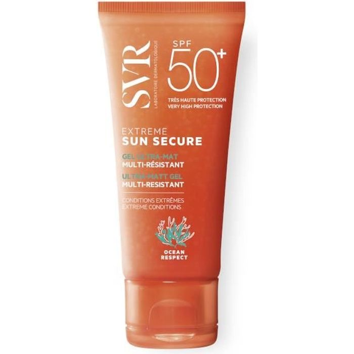 Gel solaire - SVR - Sun Secure Extrême - SPF50+ - 50ml - Waterproof - Peaux sensibles