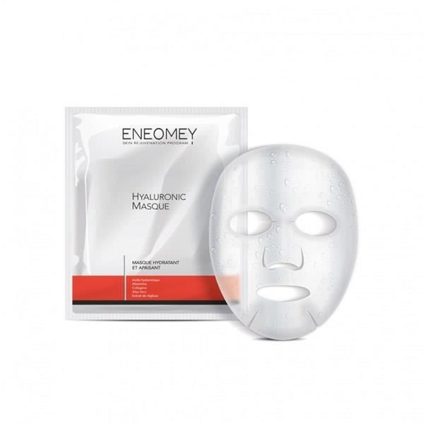 Masque Hydratant - ENEOMEY - Hyaluronic - Biocellulose - Hypoallergénique - Apaisant