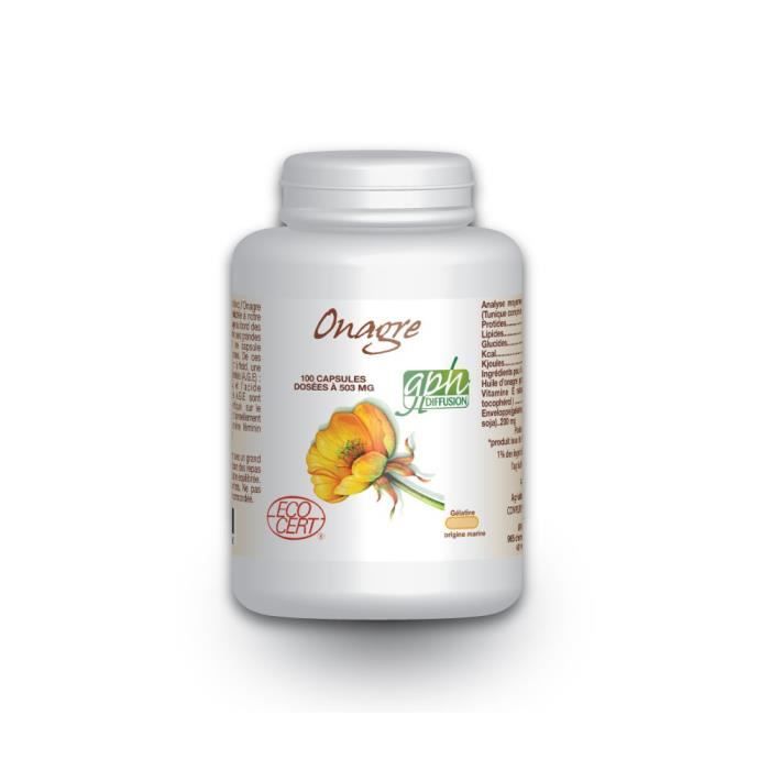 Onagre Bio huile 100 capsules