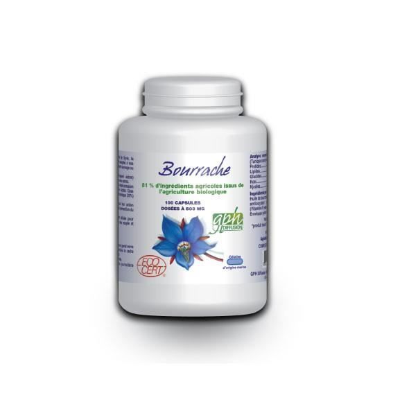 Bourrache Bio huile 100 capsules