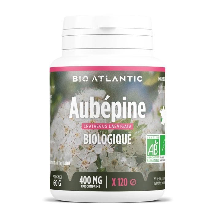 Aubépine bio - 120 comprimés à 400 mg