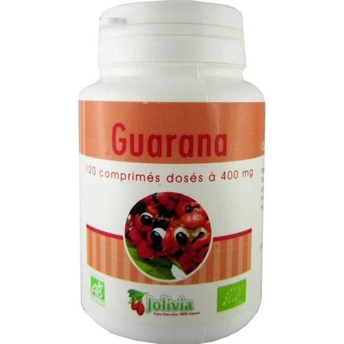 Guarana Bio 120 comprimés 400 mg