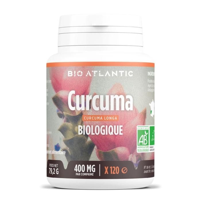 Curcuma Bio - 400 mg - 120 comprimés