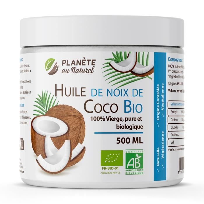 Huile de Coco Bio - 500 ml