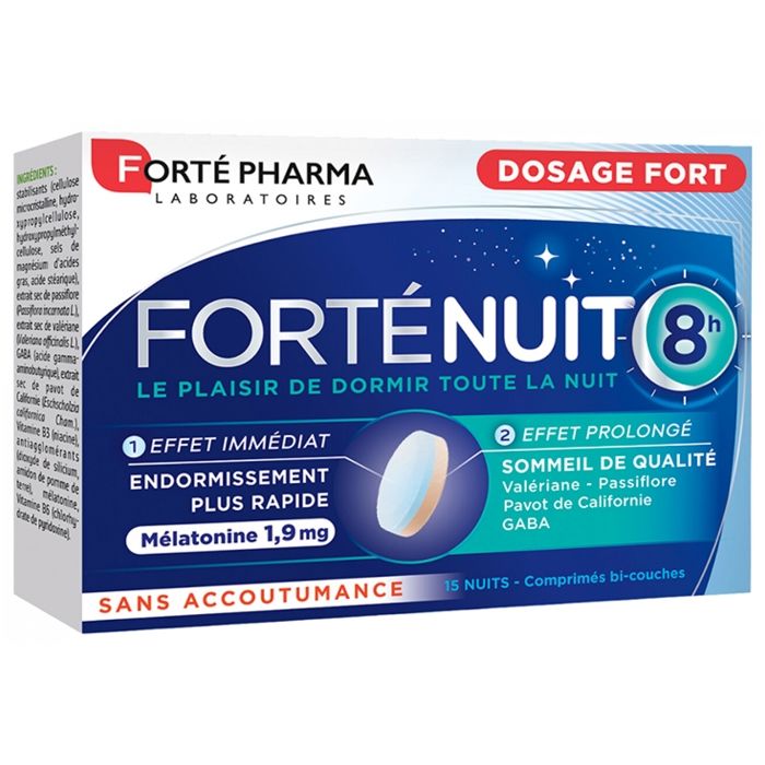 Forté Pharma Forténuit 8h 15 comprimés