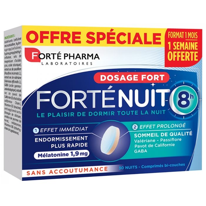 Forté Pharma Forténuit Dosage Fort 30 comprimés