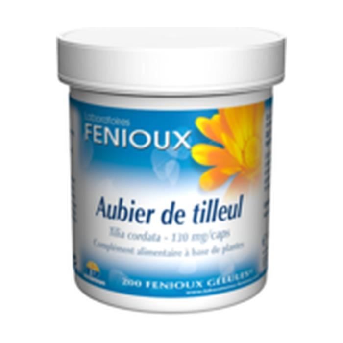 Fenioux+Aubier de Tilleul 200 capsules de 130mg