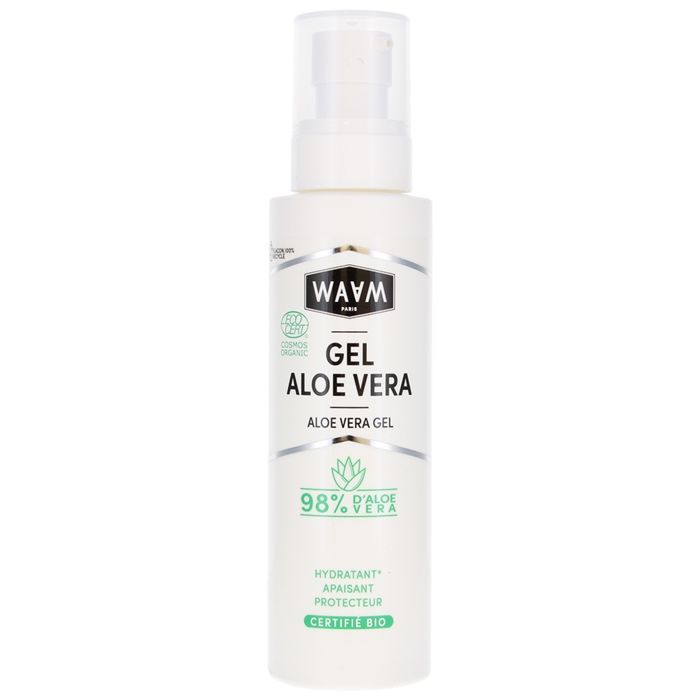 Gel Aloe Vera - WAAM Cosmetics - 200ml - Certifié BIO ECOCERT - Vegan - Hydratant