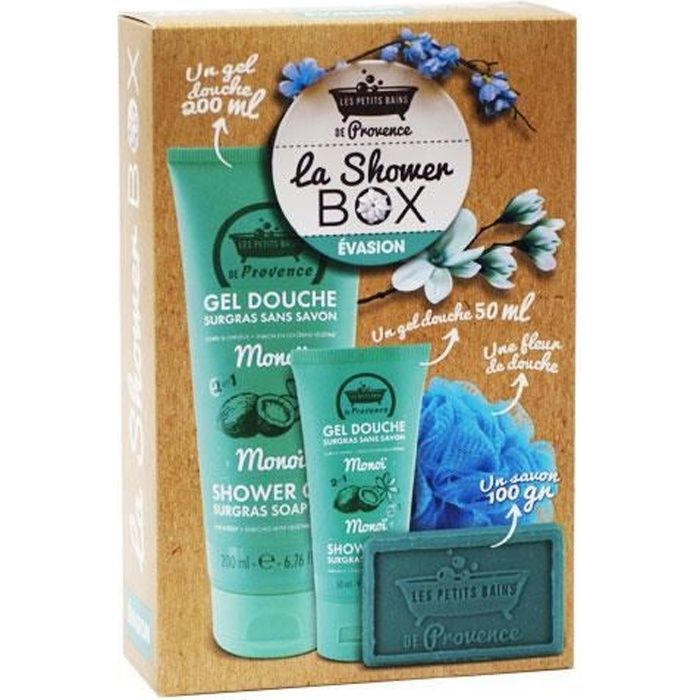 Les Petits Bains de Provence Coffret Shower Box Evasion Monoï