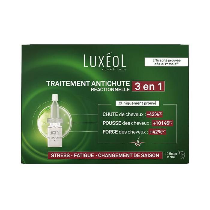 Luxéol Traitement Antichute Réactionnelle 3en1