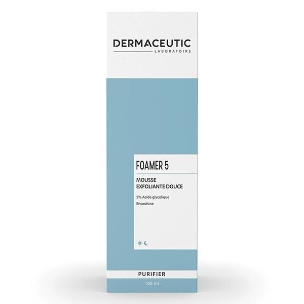 Mousse Exfoliante - Dermaceutic - Foamer 5 - 100ml - Tous types de peau - Sans parabène