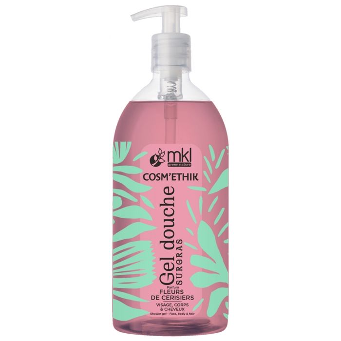 Gel douche - MKL Green Nature - Awara du Brésil - 1L - Sans parabène - Mixte