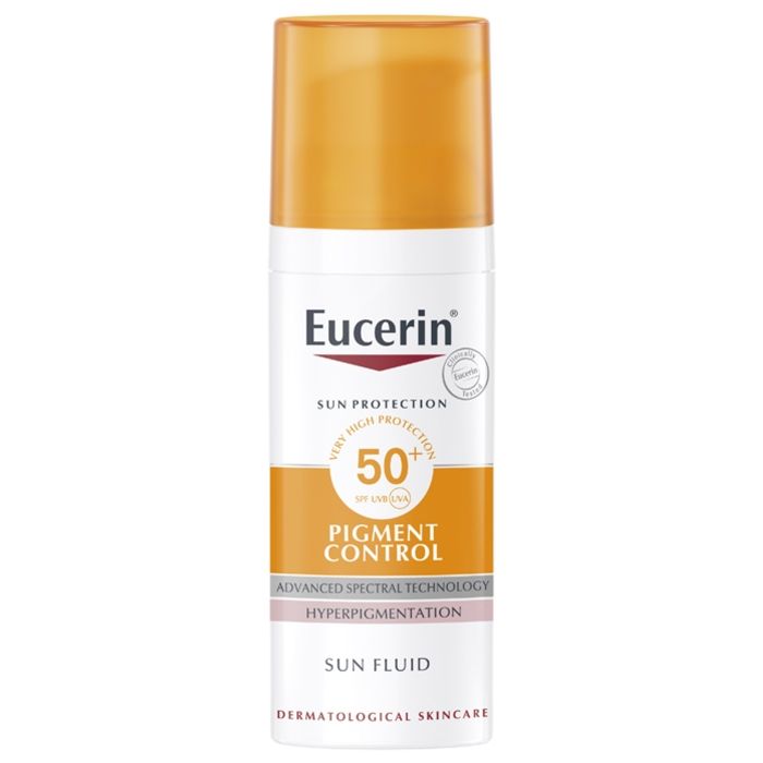 Fluide Solaire - Eucerin - SPF50+ - 50ml - Protection UVA/UVB - Anti-taches brunes