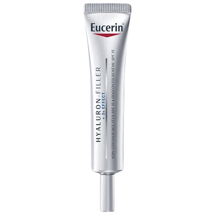 Soin Contour des Yeux Anti-Rides - Eucerin - Hyaluron-Filler +3x Effect - SPF15 - 15ml - Hypoallergénique