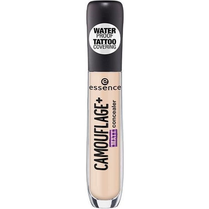 Anticerne - Essence - Correcteur Camouflage+ Matt N°23 Warm Sand - Waterproof - Haute couvrance - 5ml