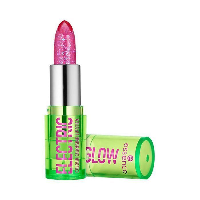 Rouge à lèvres - Essence - Electric Glow Couleur Changeante - 3,2g - Fini naturel - Scintillement rosé