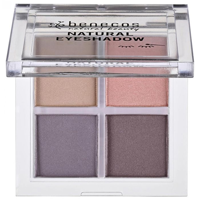 Fard à paupières - Benecos - Beautiful Eyes - 4 couleurs - 8g - Non waterproof
