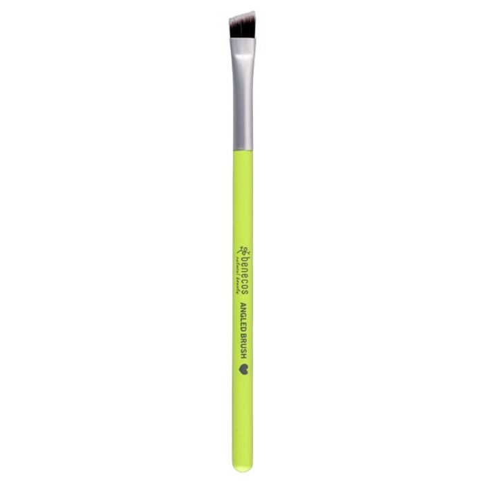 Pinceau Biseauté - BENECOS - Vert - Fibres synthétiques - Manche en bois - Aluminium recyclable