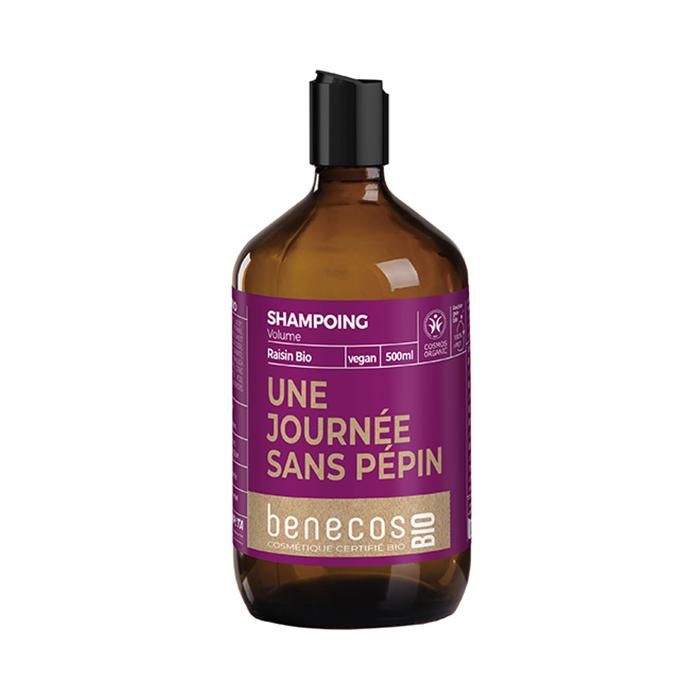 Benecos Shampoing Volume Raisin Bio 500ml
