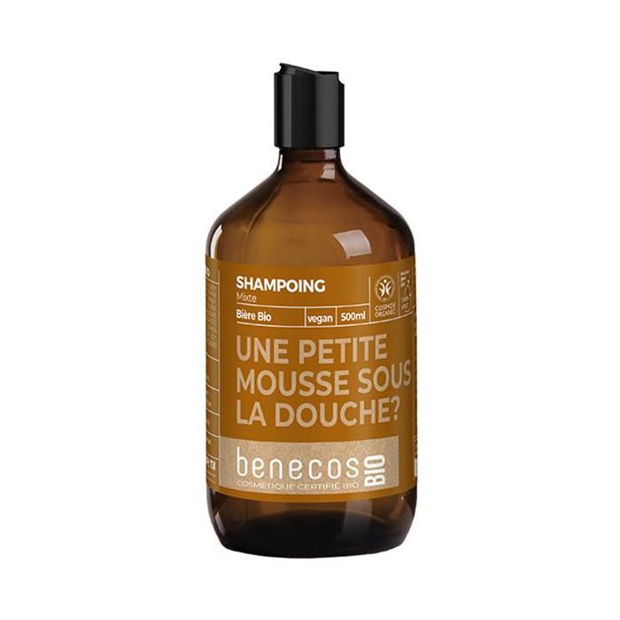 Benecos Shampoing Mixte Bière Bio 500ml