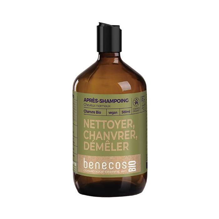 Benecos Après-Shampoing Cheveux Normaux Chanvre Bio 500ml