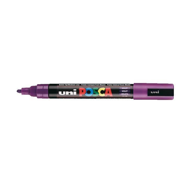 Marqueur - POSCA - Pointe Conique Moyenne - Violet - Largeur de trait : 1,8 – 2,5 mm