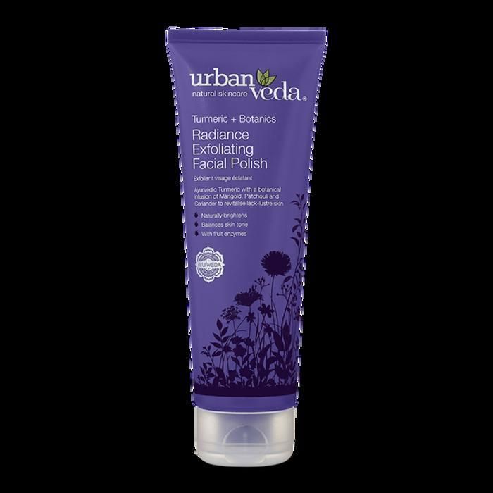 Exfoliant Visage - URBAN VEDA - Éclat - 125ml - Sans parabène - Tous types de peau