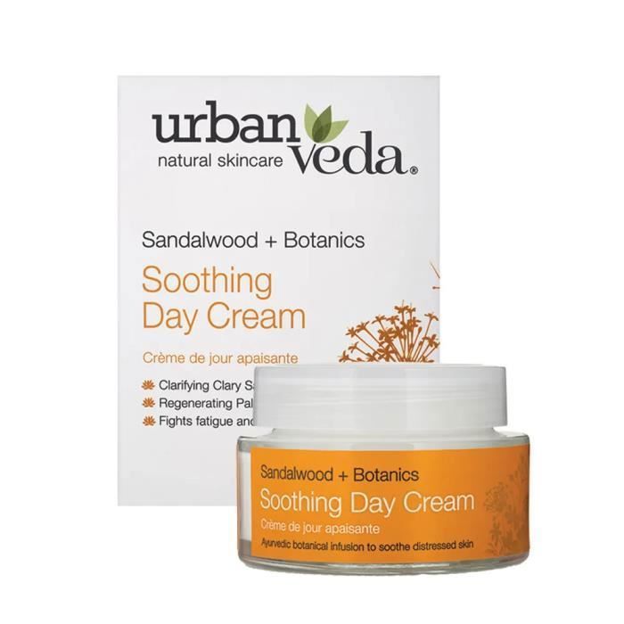 Urban Veda Crème de Jour Apaisante au Bois de Santal