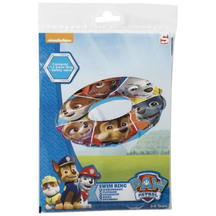 Bouée - Pat Patrouille - Taille unique - Bleu - Pour enfants 3-6 ans - Utilisation extérieure