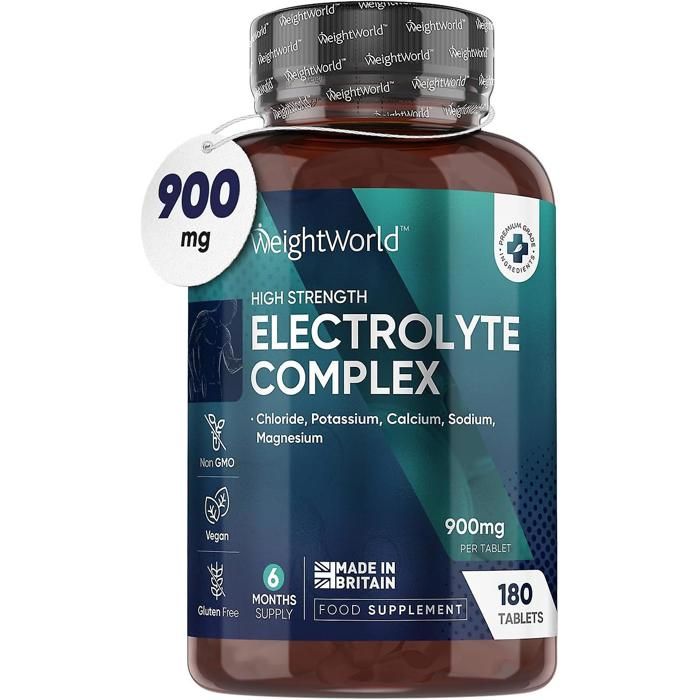 Keto Électrolyte Extra Fort pour Régime Cétogène, Keto, Low Carb – 180 Capsules x 560 mg