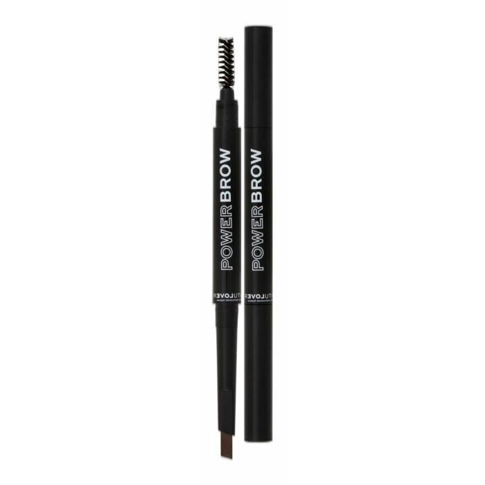 Crayon sourcils - Revolution Relove 0.3g - Brun Foncé - Waterproof - Vegan