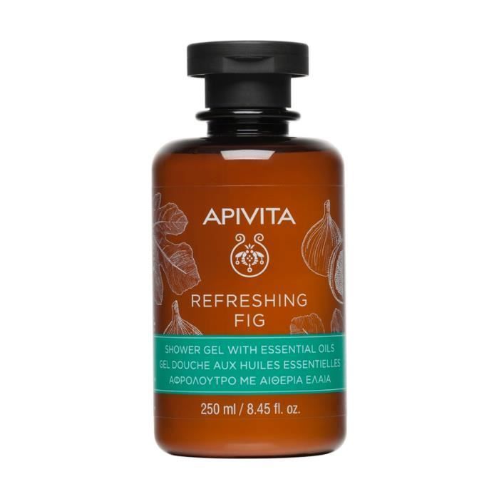 Gel de bain - Apivita - 200 ml - Rafraîchissant - Huiles essentielles - Sans parabène