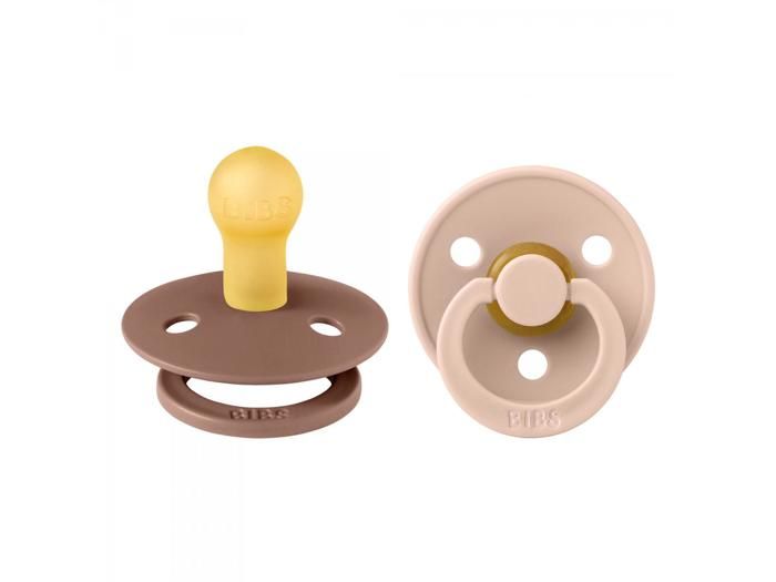 Bibs Tétine Taille 1 Woodchuck Blush 2 Pièces 0-6 Mois