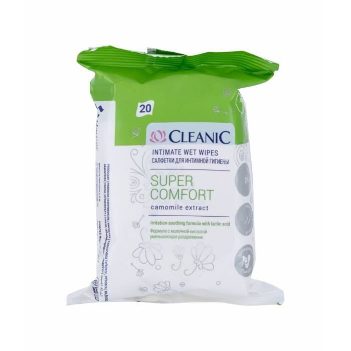 Cleanic 20pcs Super Confort Camomille, Cosmétiques Intimes