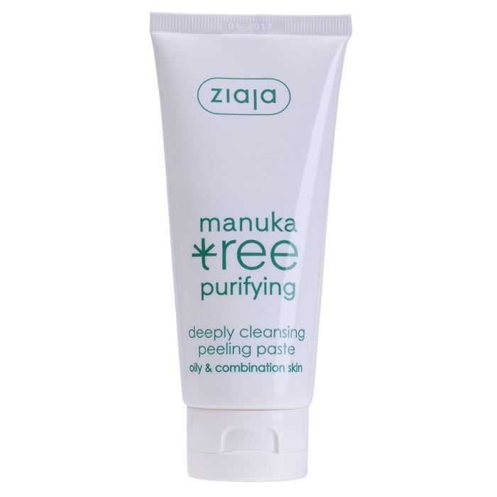 Peeling Visage - Ziaja - Manuka Tree - Débouche les pores - Réduit les imperfections - Vegan