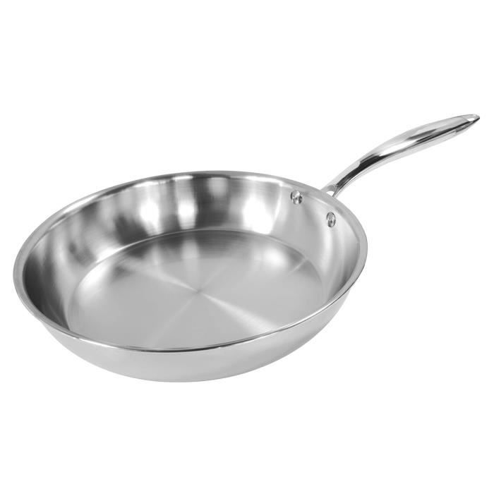 POELE 3PLY INOX PLUS Ø26