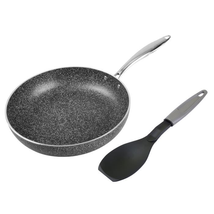 Poêle - Lamacom - Moulaty - Ø26 cm - Inox - Anti-adhésif