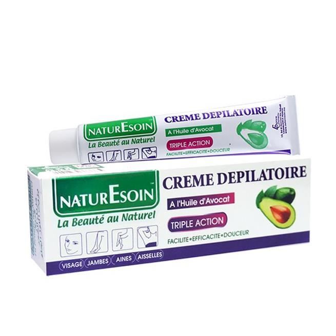 NaturEsoin Crème Dépilatoire à l'Huile d'Avocat - 50 ml
